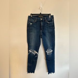 Joe’s Flawless Distressed Straight Leg Jeans